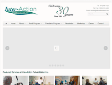 Tablet Screenshot of interactionrehab.com